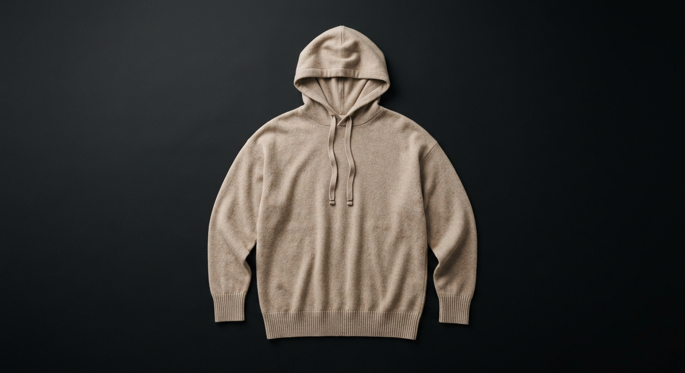 Cashmere Hoodie - Stone