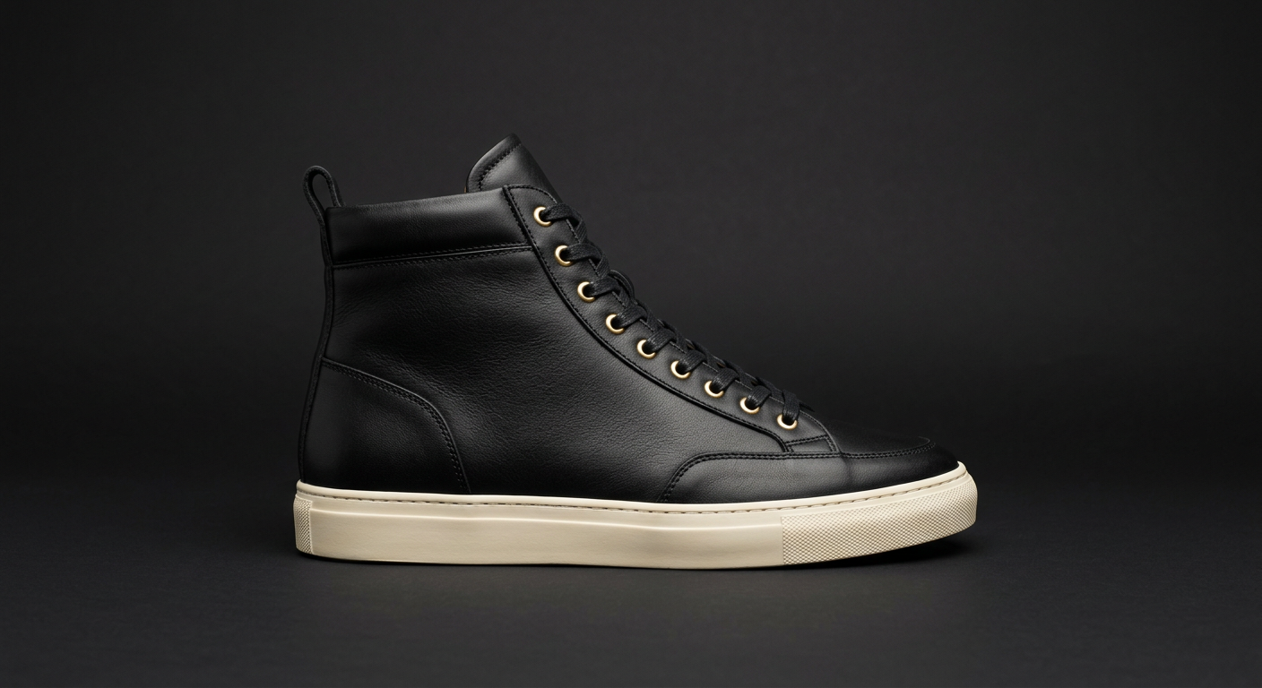 Calfskin High-Top - Black